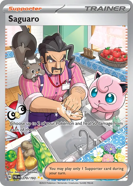 Saguaro, Pokémon card PAL 270 — Paldea Evolved set