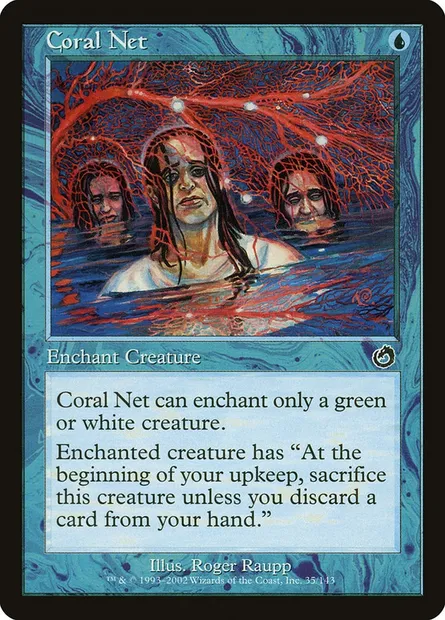 Coral Net, Magic card TOR 35 — Torment set