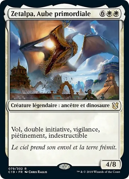 Zetalpa, Aube primordiale, carte Magic C19 79 — extension Commander 2019