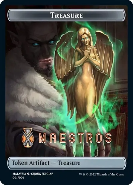 Treasure, Magic card PTSNC 1 — Streets of New Capenna Southeast Asia Tokens set