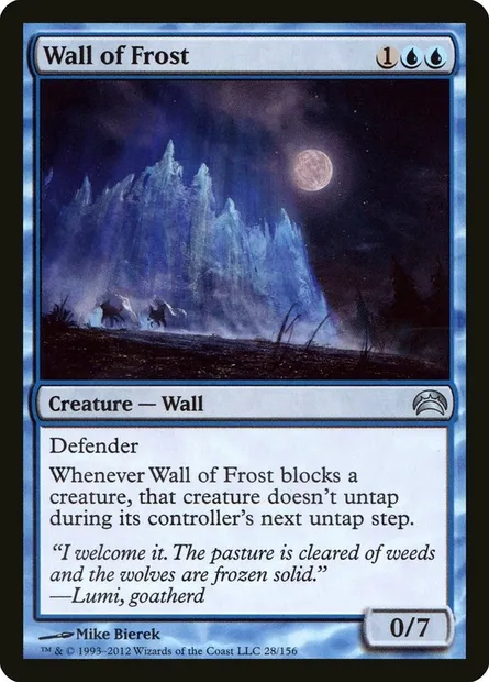 Wall of Frost, Magic card PC2 28 — Planechase 2012 set