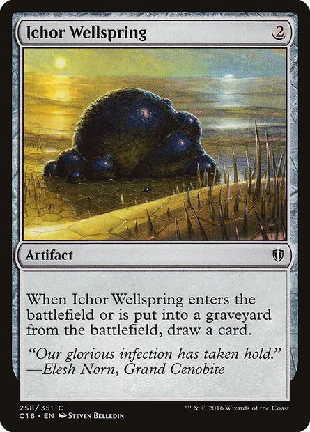 Ichor Wellspring, Magic card C16 258 — Commander 2016 set
