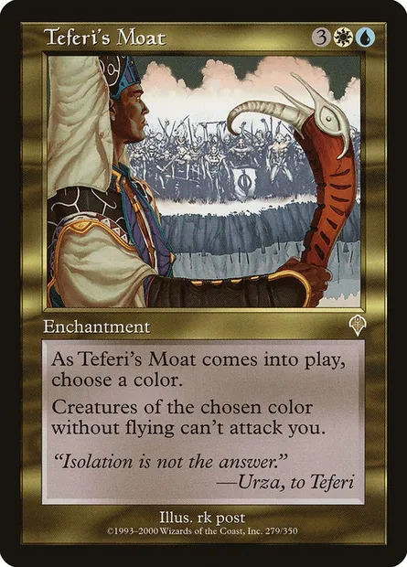Teferi's Moat, Magic card INV 279 — Invasion set