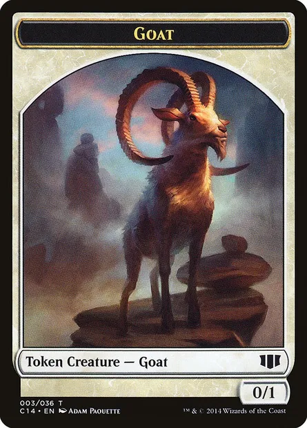 Goat, Magic card TC14 3 — Commander 2014 Tokens set