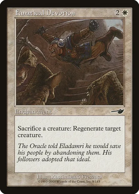 Fanatical Devotion, Magic card NEM 8 — Nemesis set