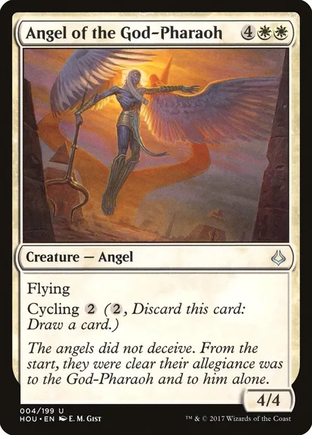 Angel of the God-Pharaoh, Magic card HOU 4 — Hour of Devastation set
