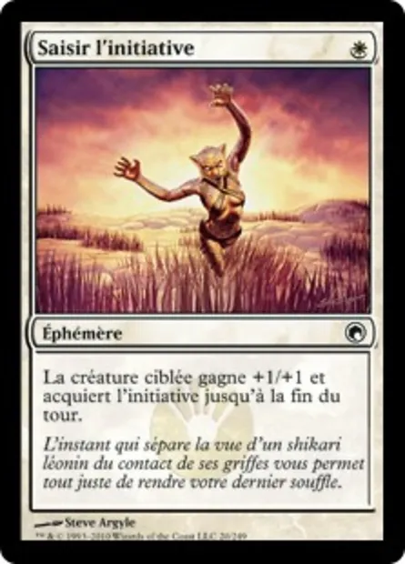 Saisir l'initiative, carte Magic SOM 20 — extension Cicatrices de Mirrodin