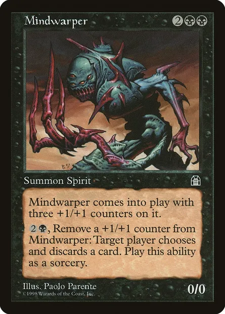 Mindwarper, Magic card STH 64 — Stronghold set