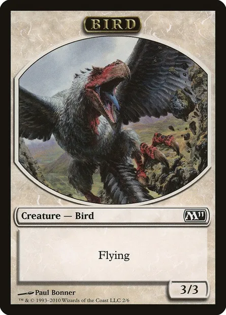 Bird, Magic card TM11 2 — Magic 2011 Tokens set