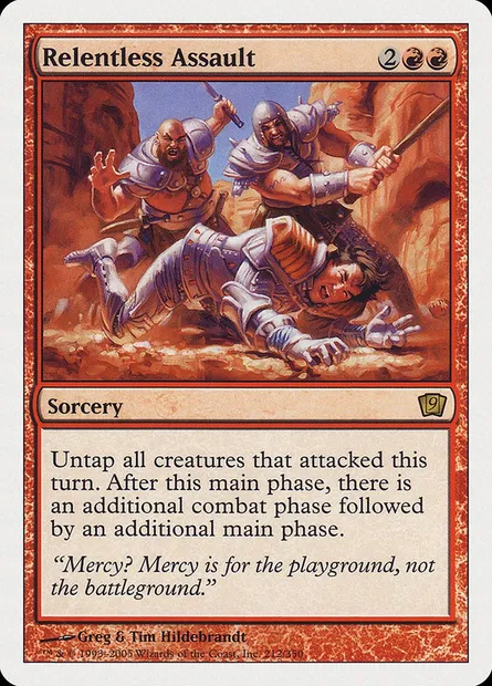 Relentless Assault, Magic card 9ED 212 — Ninth Edition set