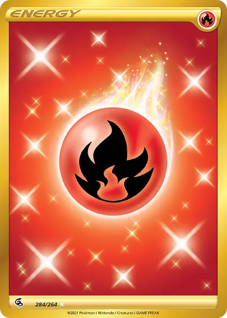 Fire Energy, Pokémon card FST 284 — Fusion Strike set