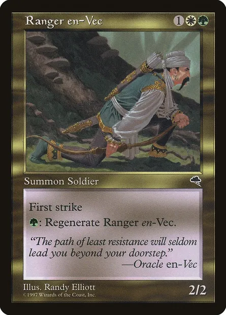 Ranger en-Vec, Magic card TMP 268 — Tempest set