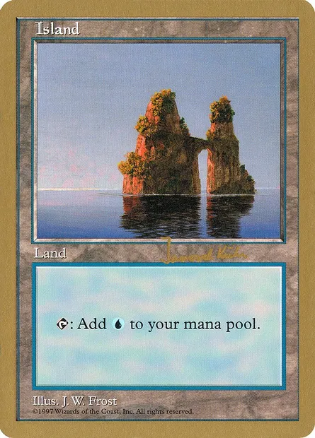 Island, Magic card WC97 jk436 — World Championship Decks 1997 set