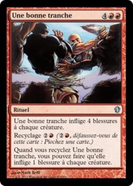 Une bonne tranche, carte Magic C13 119 — extension Commander 2013