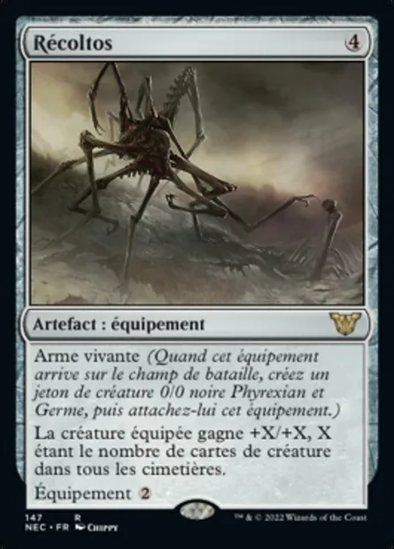 Récoltos, carte Magic NEC 147 — extension Neon Dynasty Commander