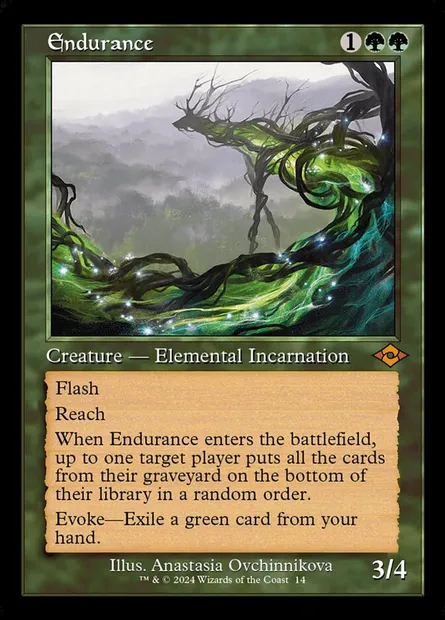 Endurance, Magic card H2R 14 — Modern Horizons 2 Timeshifts set