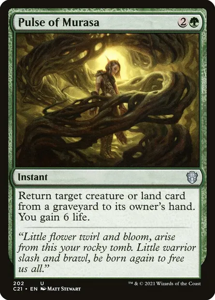 Pulse of Murasa, Magic card C21 202 — Commander 2021 set