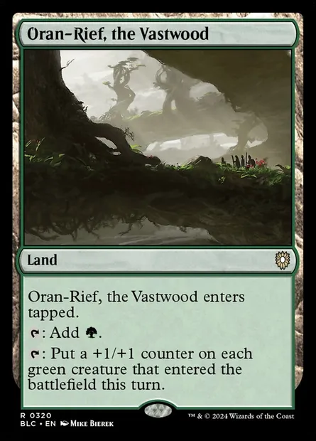 Oran-Rief, the Vastwood, Magic card BLC 320 — Bloomburrow Commander set