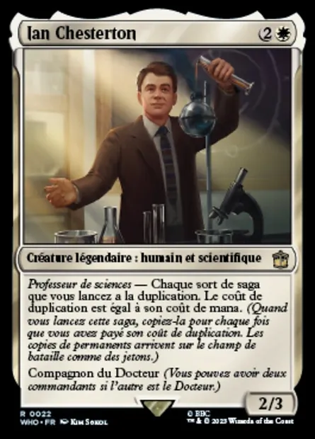 Ian Chesterton, carte Magic WHO 22 — extension Doctor Who