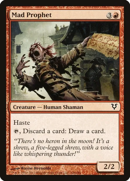 Mad Prophet, Magic card AVR 146 — Avacyn Restored set