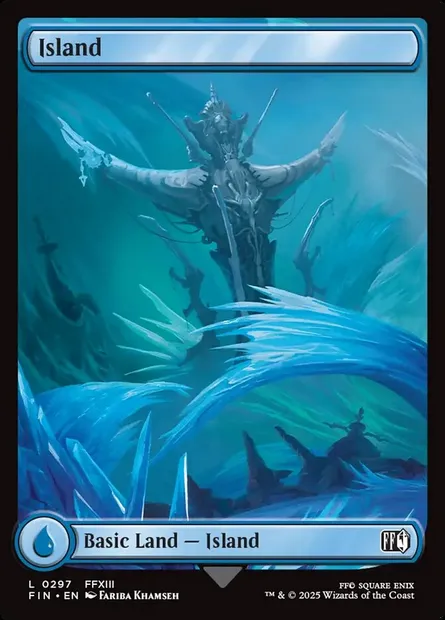 Island, Magic card FIN 297 — Final Fantasy set