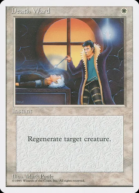 Survie, carte Magic 4ED 21 — extension Quatrième Edition