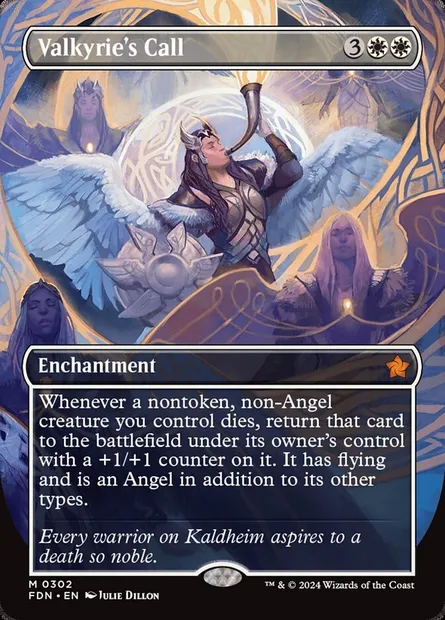 Valkyrie's Call, Magic card FDN 302 — Foundations set