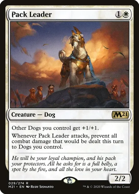 Pack Leader, Magic card M21 29 — Core Set 2021 set