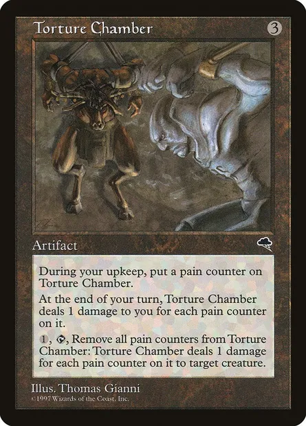 Torture Chamber, Magic card TMP 313 — Tempest set