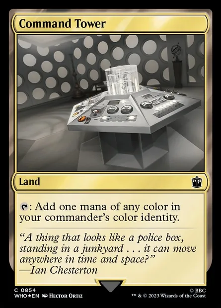 Command Tower, Magic card WHO 854 — Doctor Who set