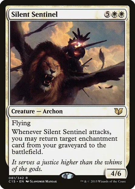 Silent Sentinel, Magic card C15 81 — Commander 2015 set