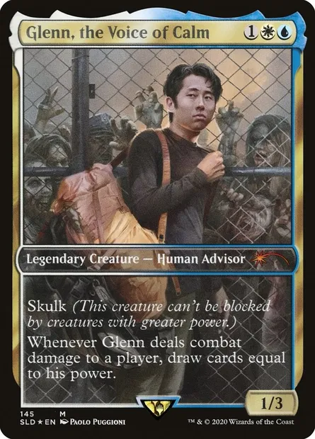 Glenn, the Voice of Calm, Magic card SLD 145 — Secret Lair Drop set