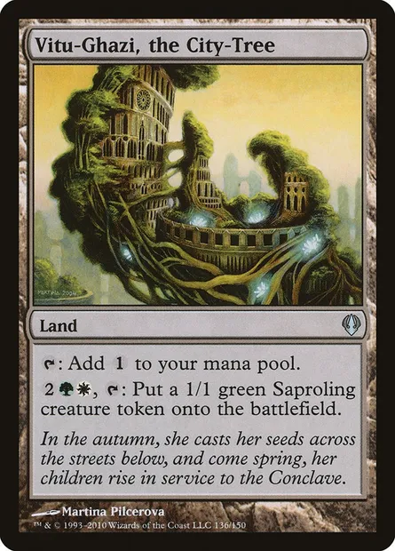 Vitu-Ghazi, the City-Tree, Magic card ARC 136 — Archenemy set