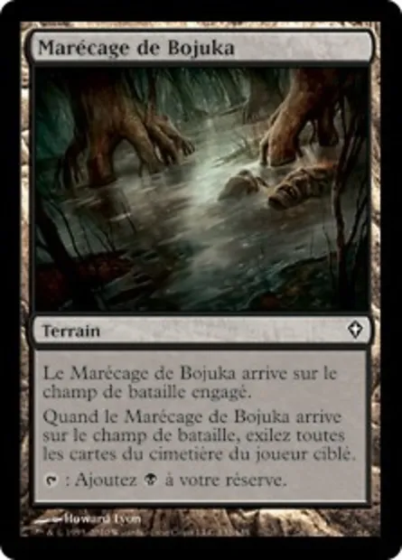 Marécage de Bojuka, carte Magic WWK 132 — extension Worldwake