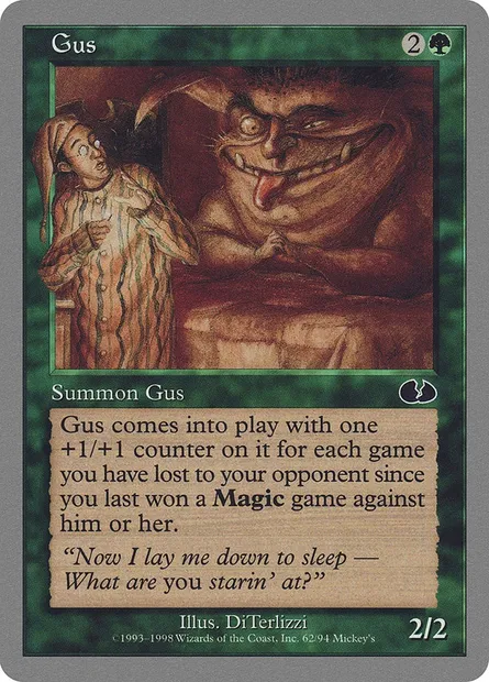 Gus, carte Magic UGL 62 — extension Unglued