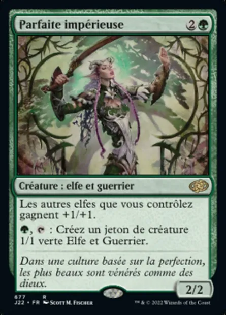 Parfaite impérieuse, carte Magic J22 677 — extension Jumpstart 2022