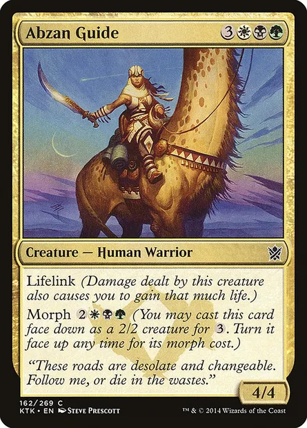 Abzan Guide, Magic card KTK 162 — Khans of Tarkir set