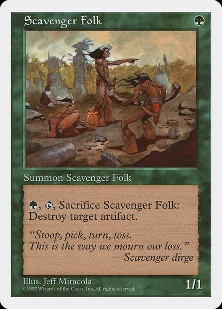 Maraudeurs, carte Magic 5ED 323 — extension Cinquième Edition