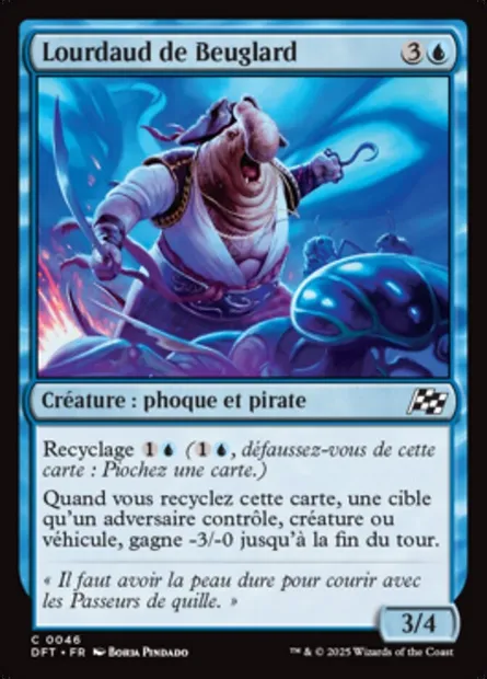 Lourdaud de Beuglard, carte Magic DFT 46 — extension Aetherdrift