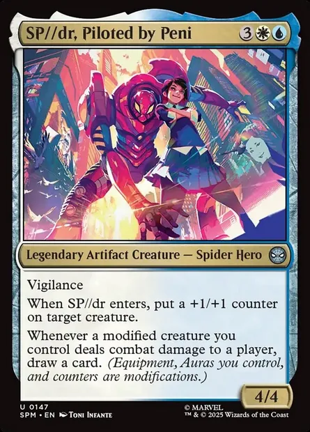 SP//dr, Piloted by Peni, Magic card SPM 147 — Marvel's Spider-Man set