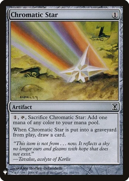 Chromatic Star, Magic card PLST TSP-251 — The List set