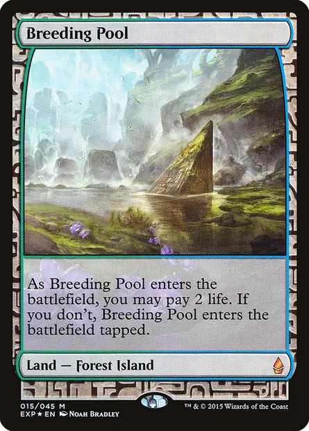 Breeding Pool, Magic card EXP 15 — Zendikar Expeditions set