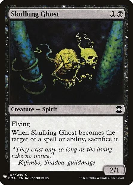 Skulking Ghost, Magic card PLST EMA-107 — The List set