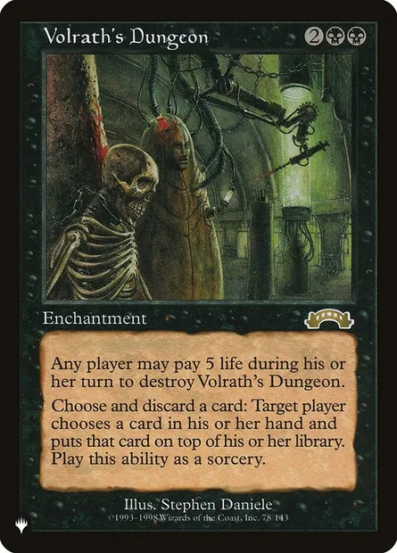 Oubliettes de Wöhlrajh, carte Magic PLST EXO-78 — extension The List