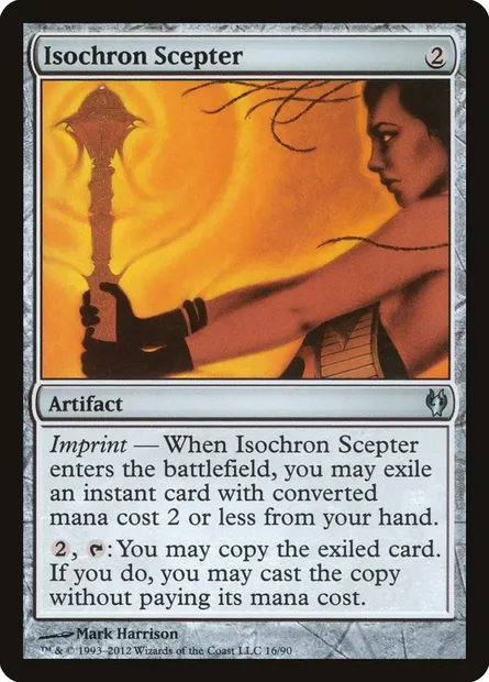 Isochron Scepter, Magic card DDJ 16 — Duel Decks: Izzet vs. Golgari set