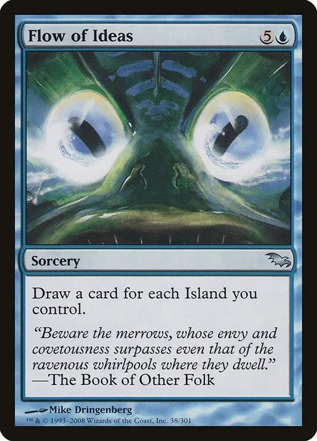 Flow of Ideas, Magic card SHM 38 — Shadowmoor set