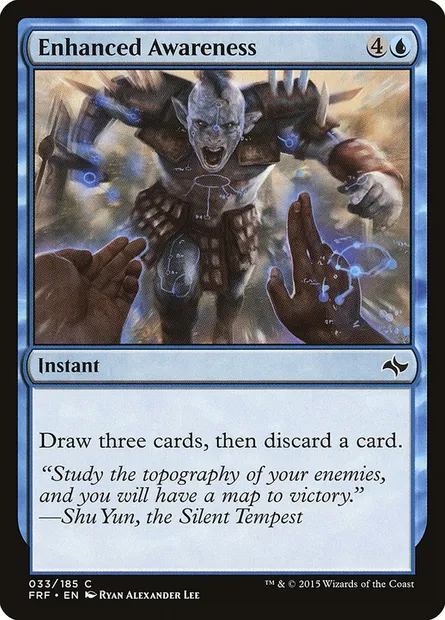 Enhanced Awareness, Magic card FRF 33 — Fate Reforged set