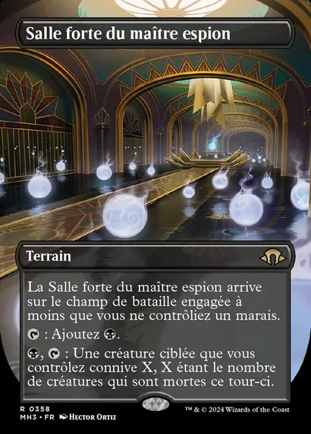 Salle forte du maître espion, carte Magic MH3 358 — extension Modern Horizons 3