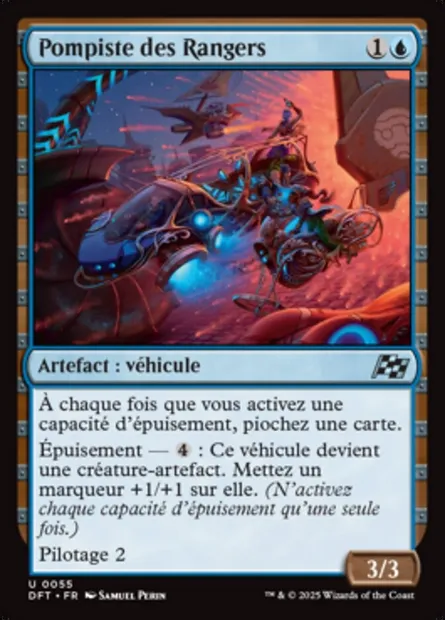 Pompiste des Rangers, carte Magic DFT 55 — extension Aetherdrift