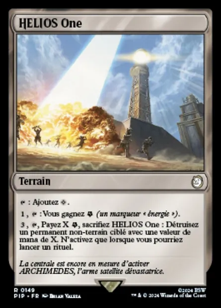HELIOS One, carte Magic PIP 149 — extension Fallout